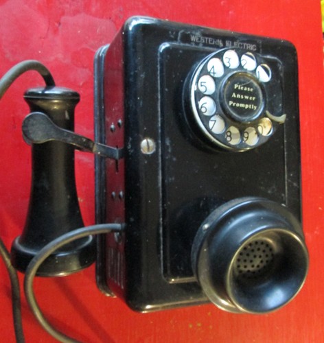 Telefono antico western - telefono,