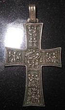 Particolarissima Croce argento