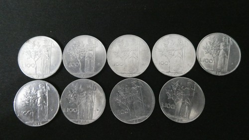 100 lire vari anni - in, perfette