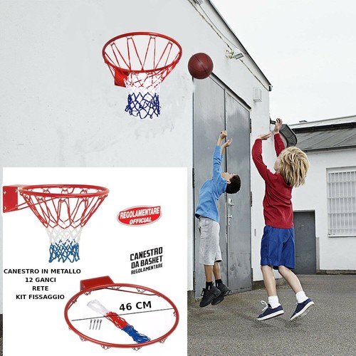 Canestro basket metallo - in,