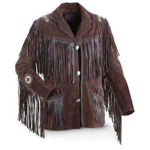 Western leather suede - leather, jacket