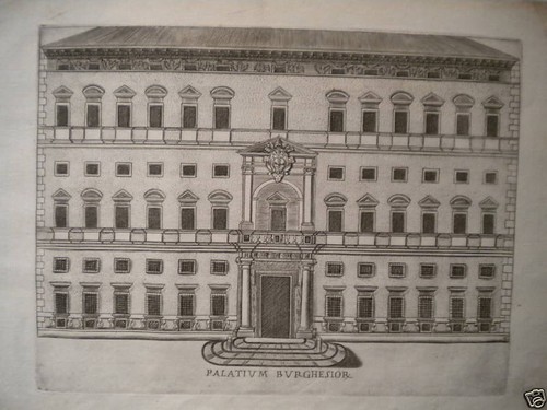 Roma palazzo borghese - palazzo,