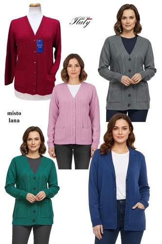 Maglia donna cardigan - , misto