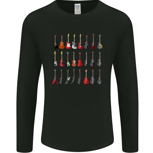 Una collezione chitarre - una, di