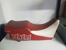 Sella lunga 2 Posti Yamaha XT600Z 34L TENERÈ con rialzo passeggero, Bianco Rossa