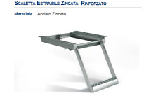 SCALETTA SALITA RETRATTILE ACCIAIO ZINCATO PER AUTOCARRO FURGONE TRATTORE 
