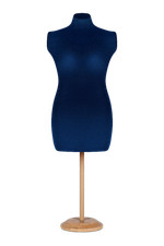 Busto miniatura donna Taglia L Velluto Blu