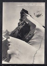 Cartolina La Roccia Nera Vista Traversando i Breithorn Sfondo Rimphischorn B946