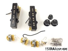 USA Fender Geddy Lee Jazz Bass, PICKUPS POTS KNOBS JACK SET