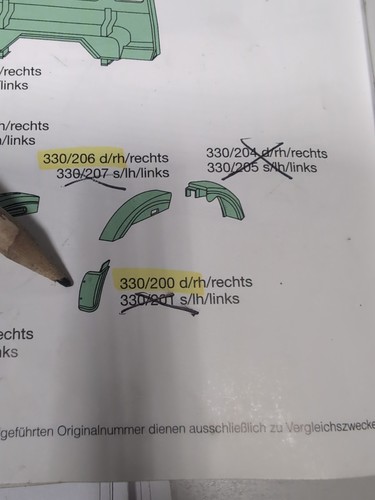 330 200 semi parafango - semi,