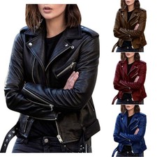 Giacca donna biker slim donna