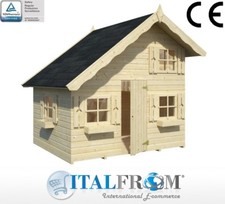 Casetta di Legno Tom Casetta da Giardino in Legno X Bambini 16mm ITALFROMBABY04