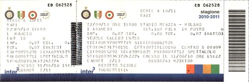 Biglietto originale serie - originale, a