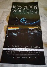  Locandina Orig. PINK FLOYD ROGER WATERS THIS IS NOT A DRILL Evento Nexo Digital