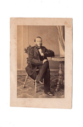 Foto cdv ritratto uomo - uomo, /