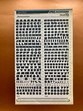 MECANORMA come LETRASET OLIVE NORD lettere da grattugia New Old Stock