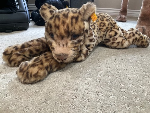 Steiff molly leopard plush - molly,