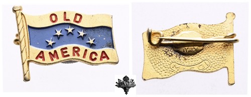 Old america spilla - america,