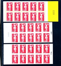 Francia libretti francobolli 2751D,2755,2850D ciascuno ** e non piegati