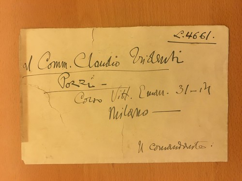 Busta autografa gabriele - busta,