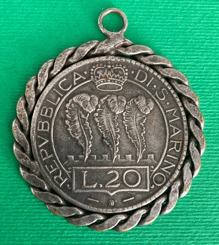 Ciondolo lire san marino - ciondolo, di