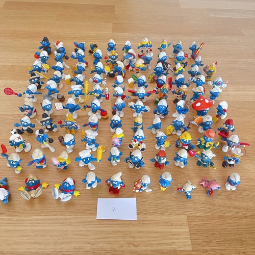 Lotto 100 puffi - puffi, schleich