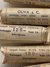 9 lampadine antiche "Oliva" e