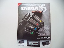 advertising Pubblicità 1980 VOXSON TANGA NS