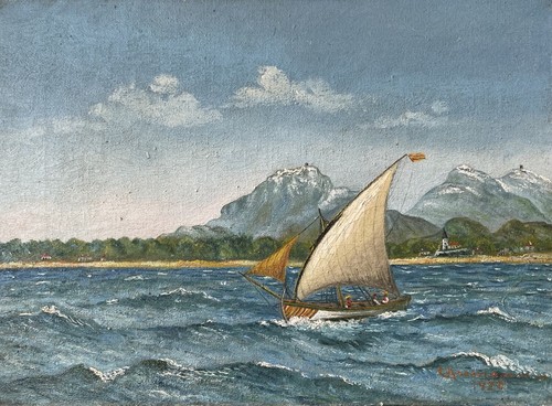 Impressionista barca vela - impressionista, a