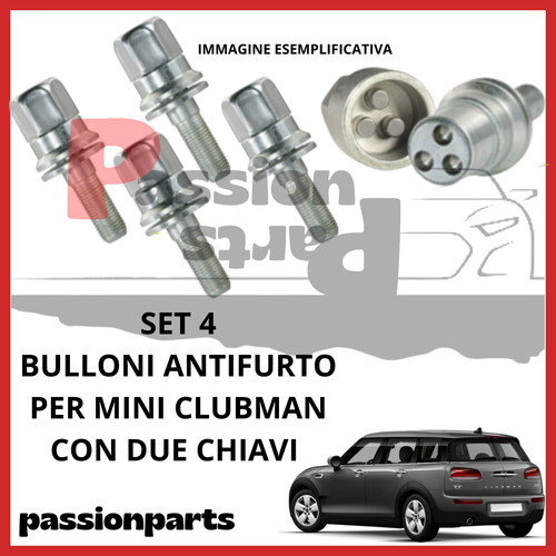 Kit bulloni antifurto - antifurto, cerchi