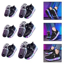 Scarpe da pattinaggio per bambini con LED Scarpe da pattinaggio casual con