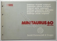 Catalogo Parti di Ricambio Originali SAME Trattori - Minitaurus 60 Frutteto 1988