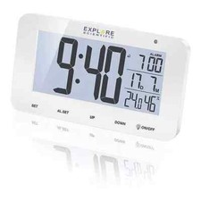 EXPLORE SCIENTIFIC RDC1004 Bianco - sveglia/orologio radiocontrollato
