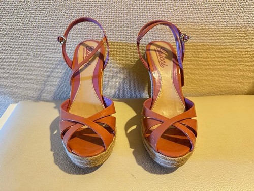 Sandali gucci con suola zeppa - con,
