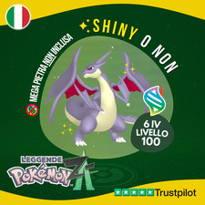 Mega Charizard Y Shiny o Non ✨6 IV Leggende Pokémon Z-A Competitivo Legit ZA Z A
