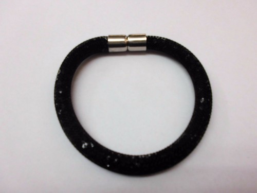 Bracciale con cristalli neri - bracciale,