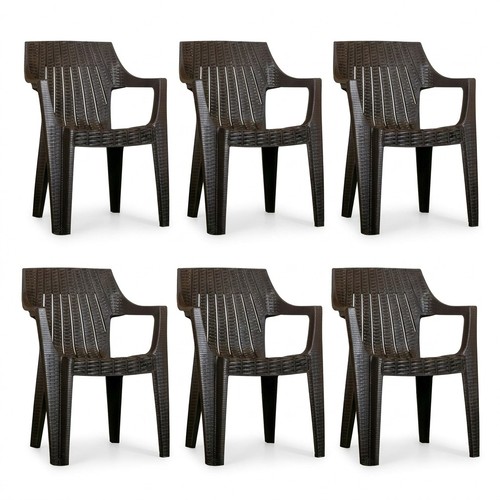 Set sedie con braccioli - 6,