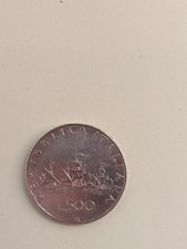 Moneta 500 lire Caravelle in