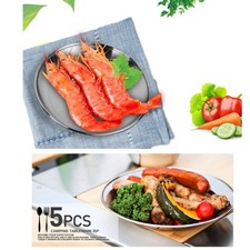 Set Piatti Acciaio Inox per