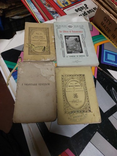 Lotto libretti antichi chiese - libretti,
