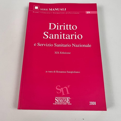 Libro diritto sanitario - libro, e