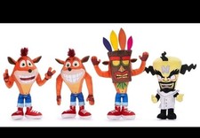 Set 4 peluche Crash Bandicoot
