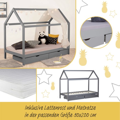 Lettino 90x200 materasso