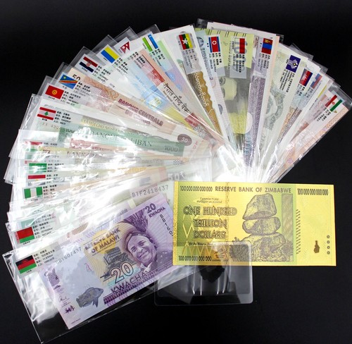 Pezzi banconote mondiali - pezzi,
