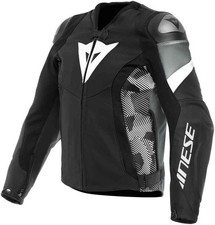 Dainese Avro 5 Giacca Combinazione (Nero/Bianco/Antracite) TG: 52 IN Pelle