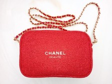 Chanel Trousse Make Up Beauty Case Pochette Borsa Tracolla Dust Bag Box Vip Gift