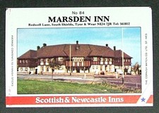 Matchbox label Pub Marsden Inn Redwell Lane South Shields Tyne & Wear MA584