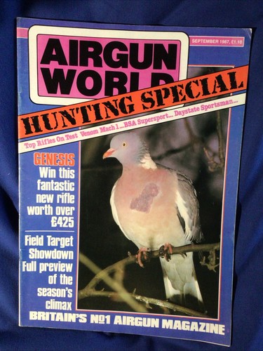 Airgun world sept 1987 venom - airgun,