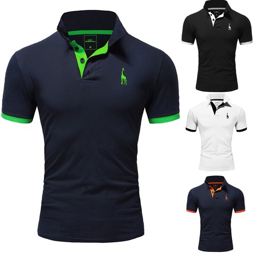 Polo uomo basic contrasto