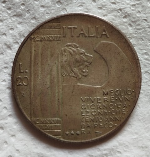 Monete italiane lire - italiane, 20